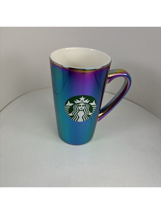 Starbucks Other - 2022 Starbucks Siren Iridescent Holiday Coffee Mug - 16 Oz..  6" Tall